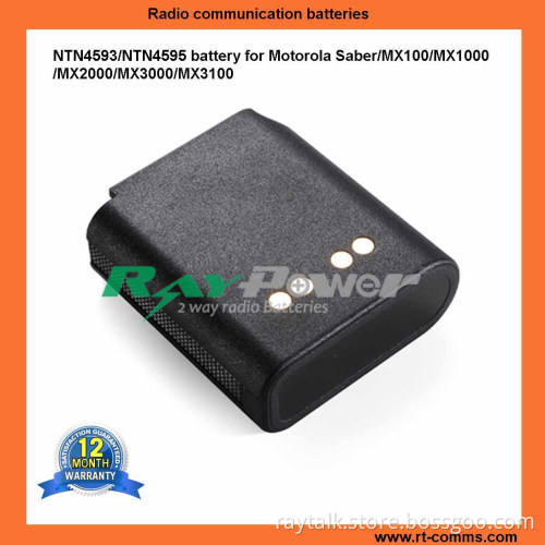 Two Way Radio Battery Pack NTN4593 NTN4595 for Motorola Saber/Astro Digital/Mx100/Mx1000/Mx2000/Mx3000/Mx3100